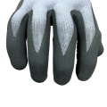 Palmbeschichtete mit Punkten mit hohen Griffe Anti-Astry-Arbeiten Handschuhe Mikrofoamnitril-Nylon/Spandex-Strick 13 Gauge-Schaumpunkte
